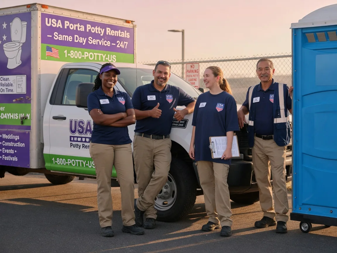 Porta Potty Rental company in Harvel, IL