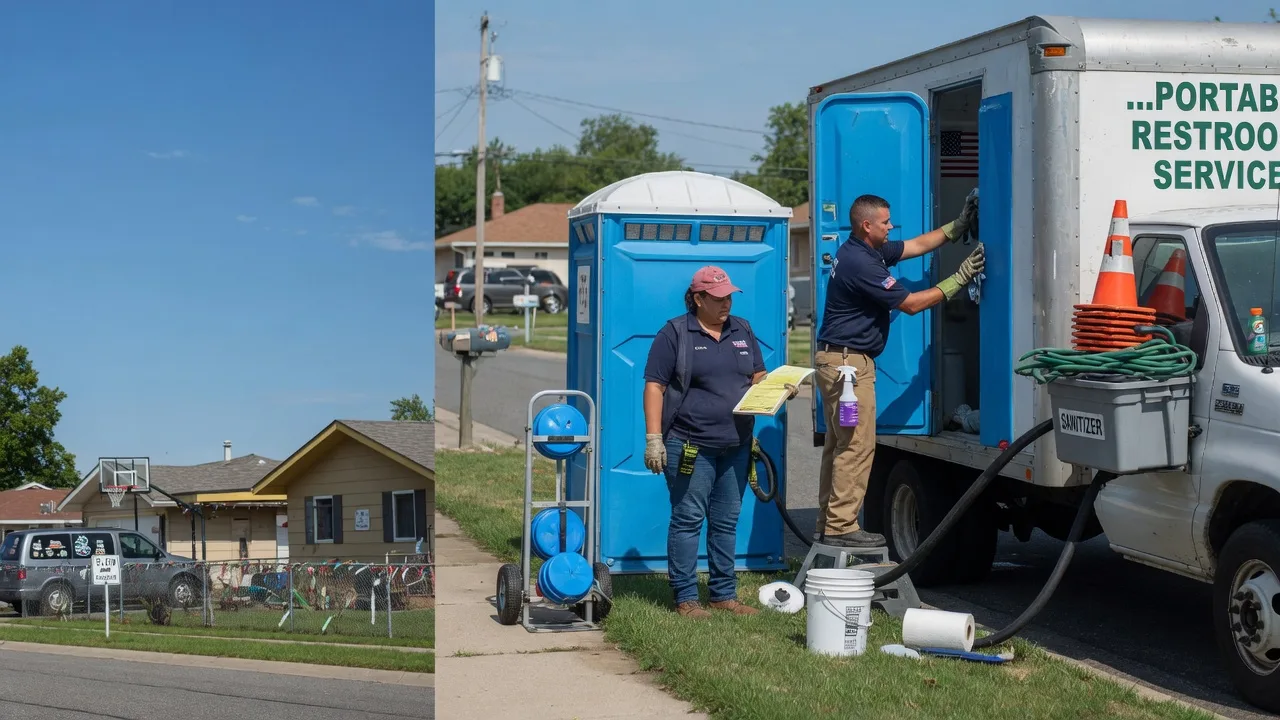 Portable Toilet Rental in Harvel, IL near me